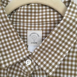 Checkered J. Crew Button down